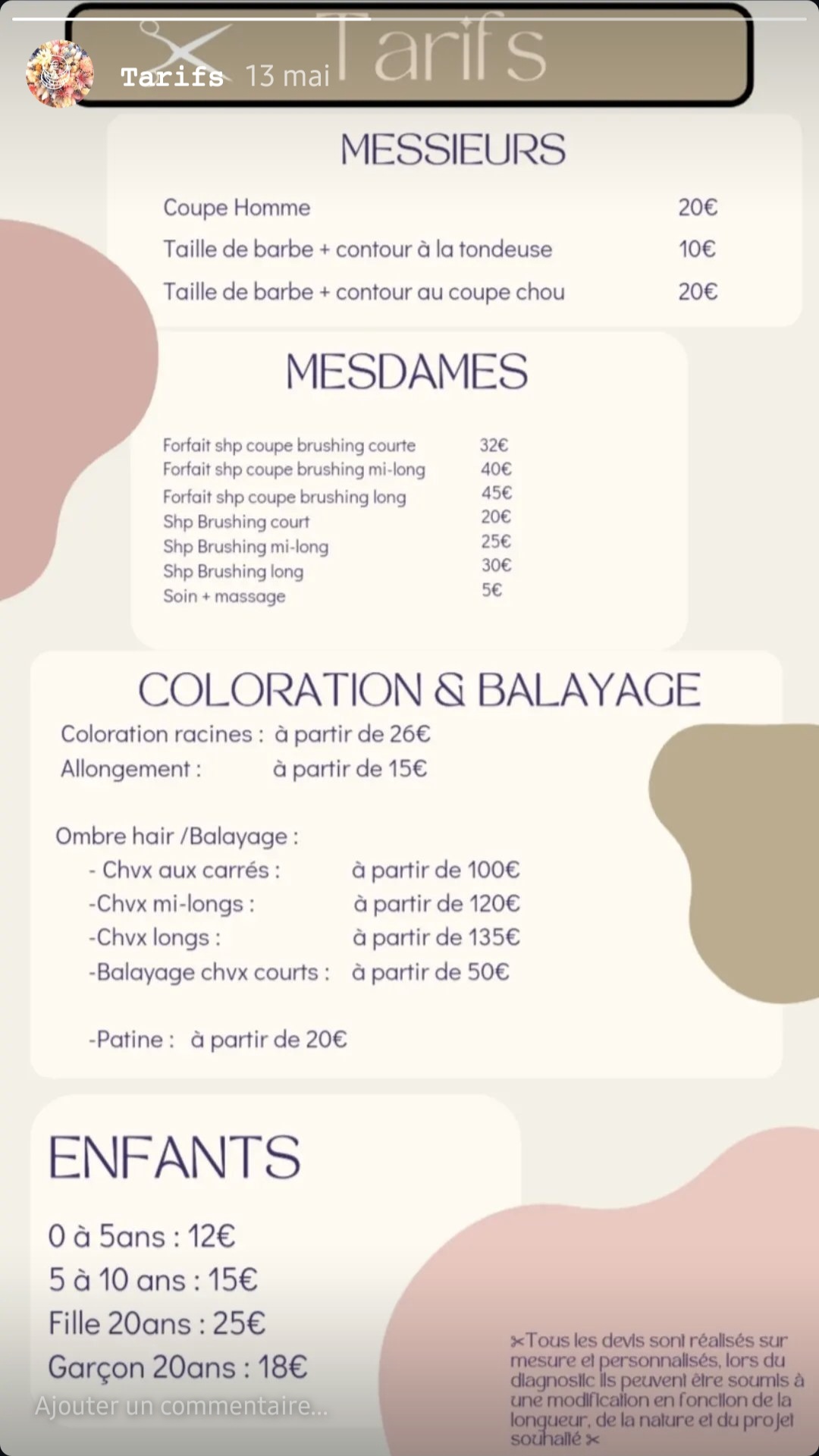 SUD ANGERS / Coiffeuse à domicile