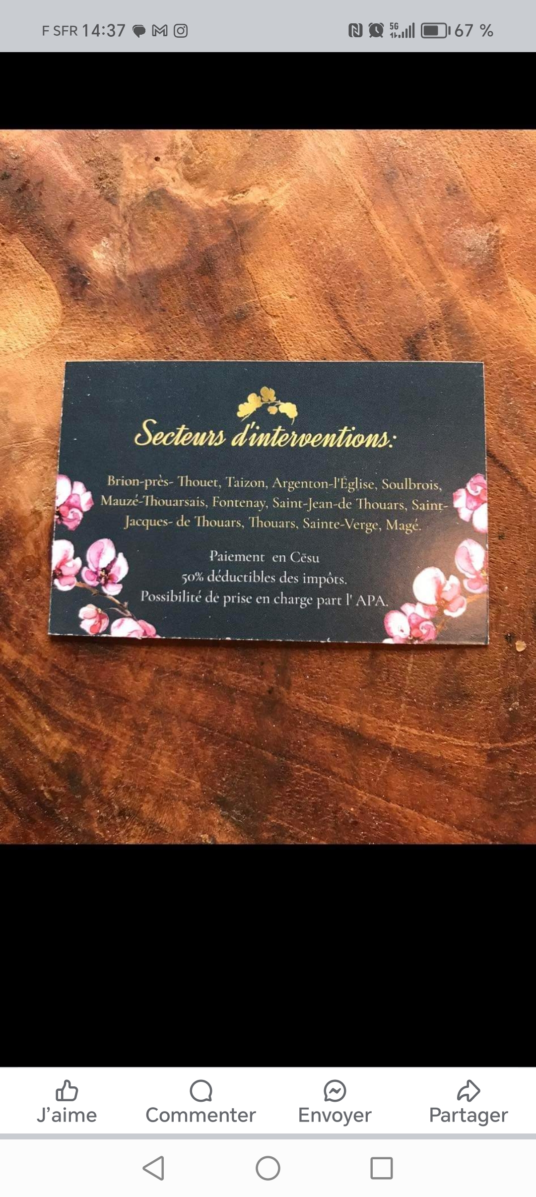 THOUARS / Auxiliaire de vie