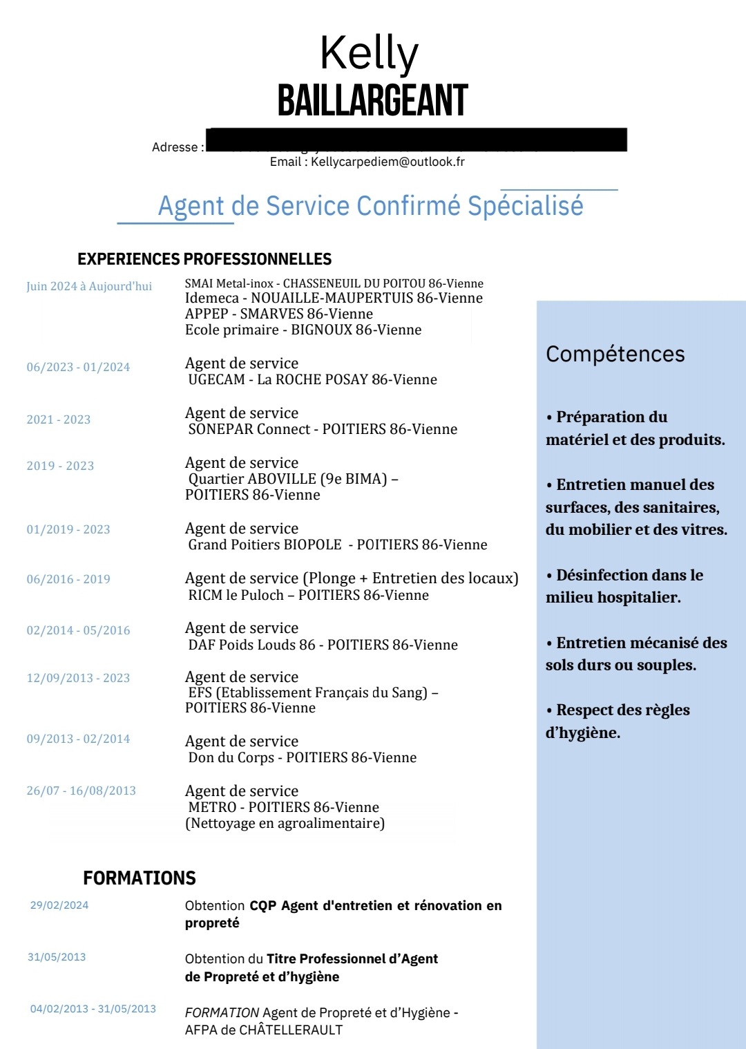 VERRIERES / Cherche complément d’heures en CESU