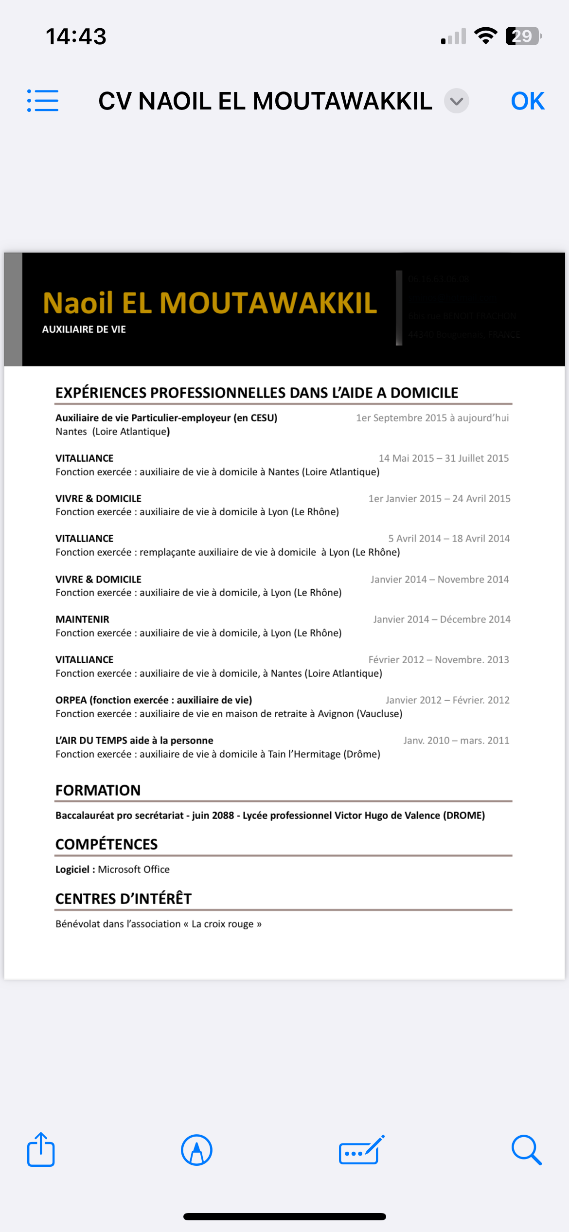 BOUGUENAIS.LES COUETS / Aide à la personne