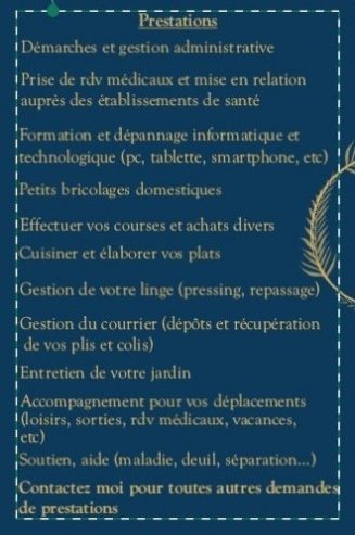 SABLES D’OLONNE / diverses prestations à domicile