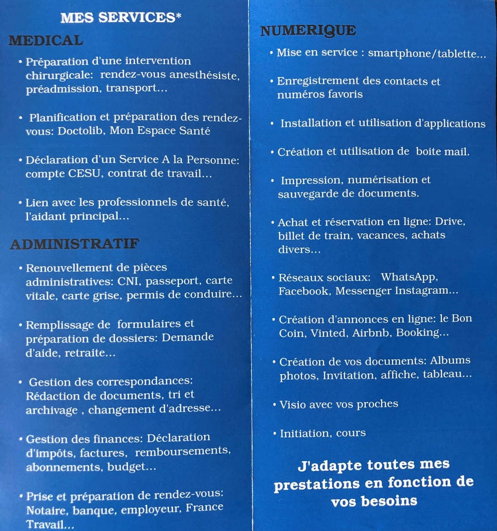 POUILLY-EN-BOIS / ACCOMPAGNEMENT ADMINISTRATIF ET NUMERIQUE A DOMICILE