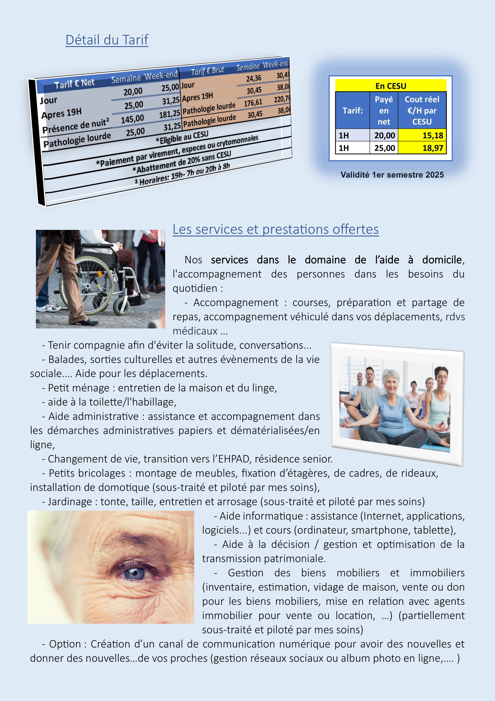 NANTES / Aides à Domicile, aidants auprès des seniors et des personnes handicapées