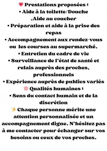 MONTMELIAN /Auxiliaire de vie