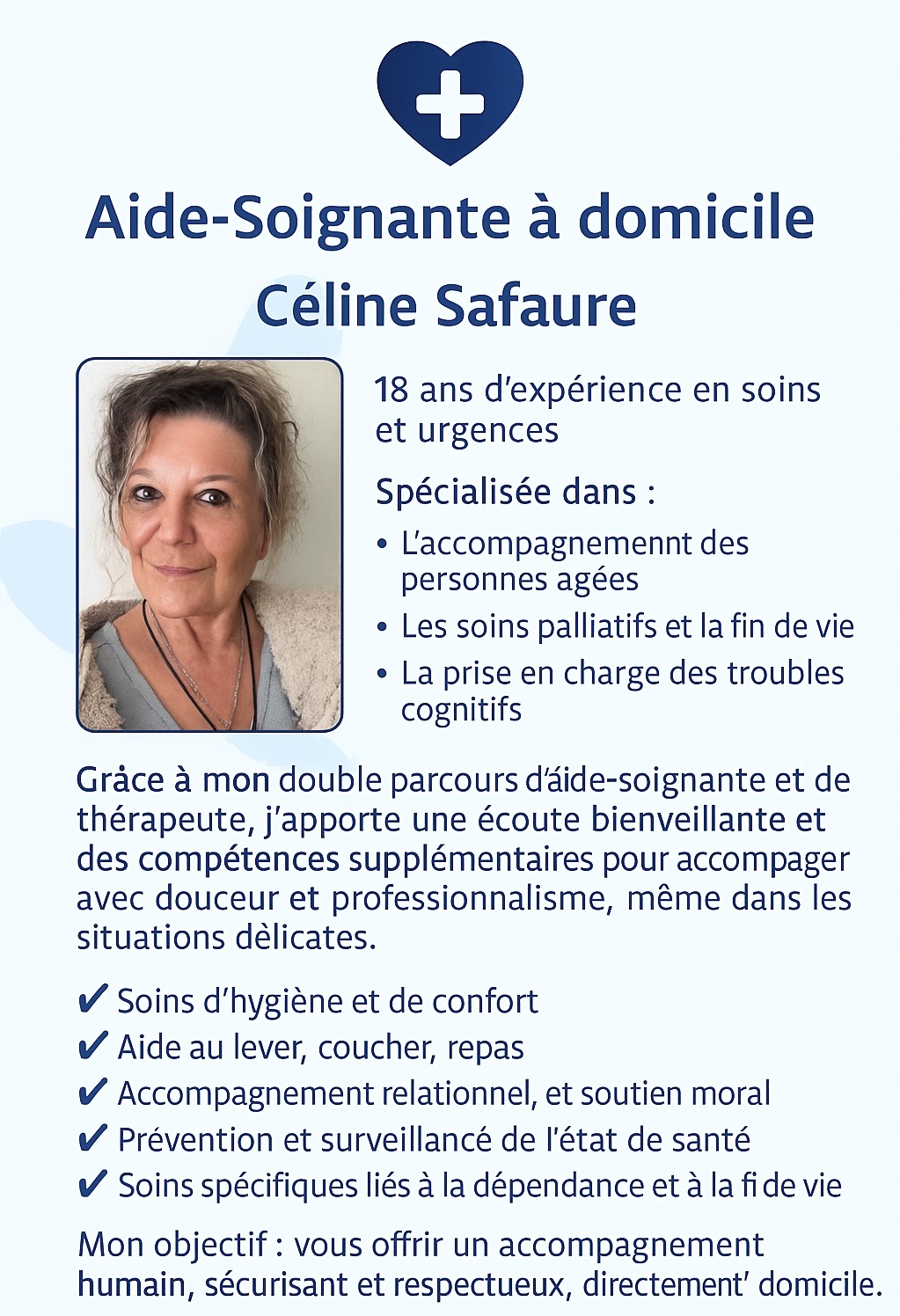 COUTRAS /Auxiliaire de vie diplômée Aide-soignante