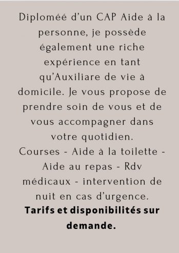 TONNAY CHARENTE /Aide à domicile