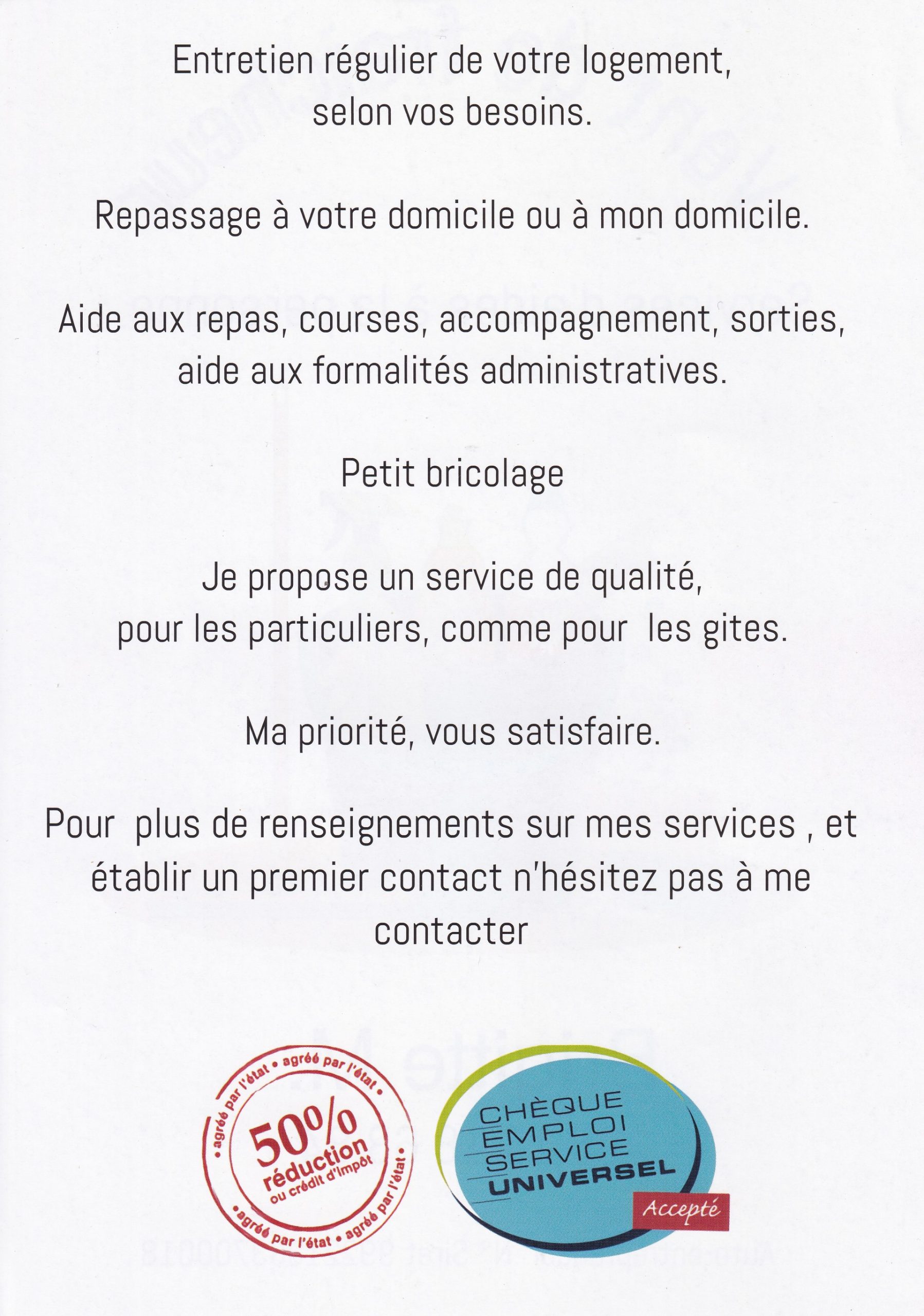 LEZIGNAN CORBIERES /Service d’aide a la personne