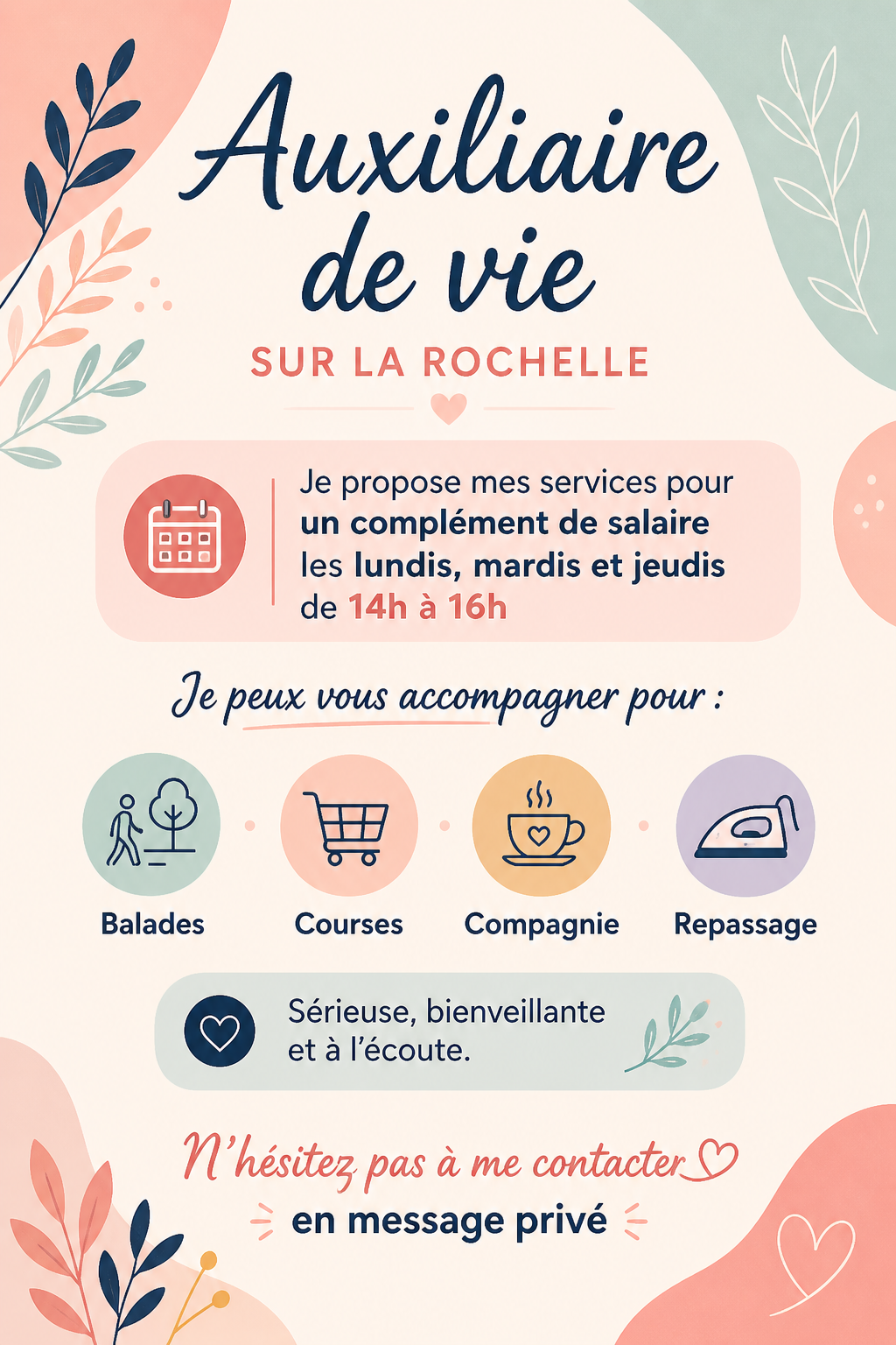 LA ROCHELLE / Auxiliaire de vie