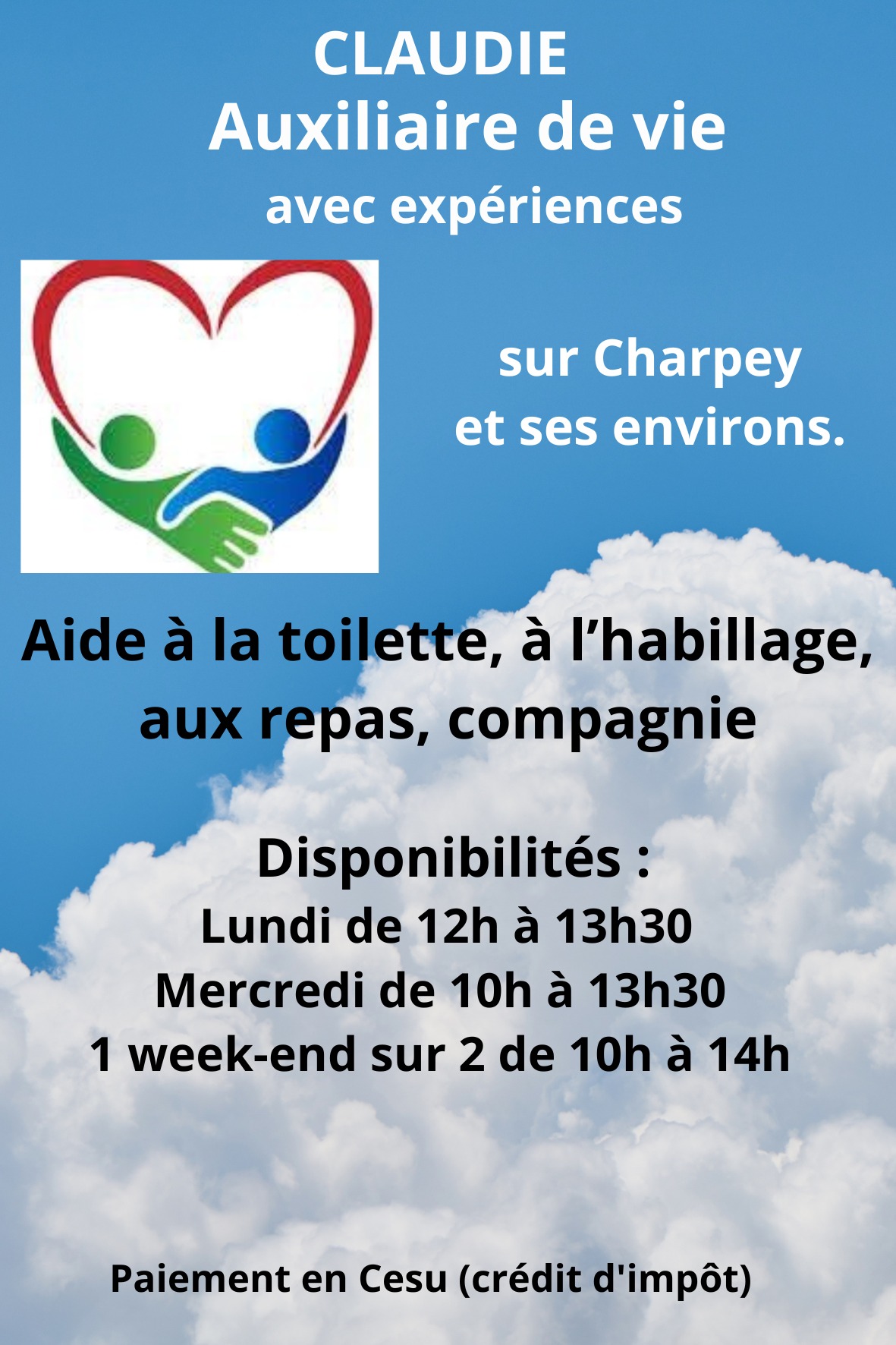 CHARPEY / Auxiliaire de vie diplômée